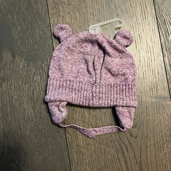 Baby gap purple knit hat 3-6M NWT retail $59 - Picture 1 of 2